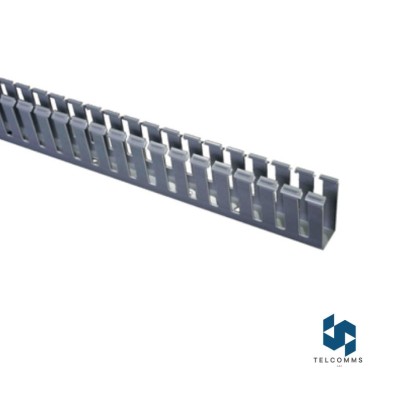 Canaleta Dexson Gris ranurada 25x40mm sin adhesivo