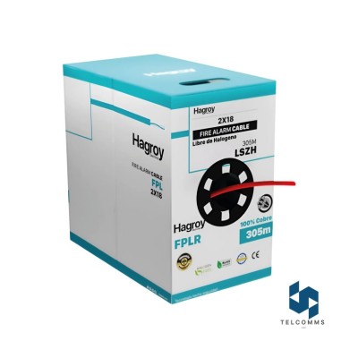 CABLE FPL CONTRA INCENDIO 2X18 AWG HAGROY