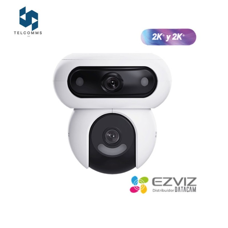 Camara H90 EZVIZ Dual Wi-Fi, con doble Lente Panorámica e Inclinación