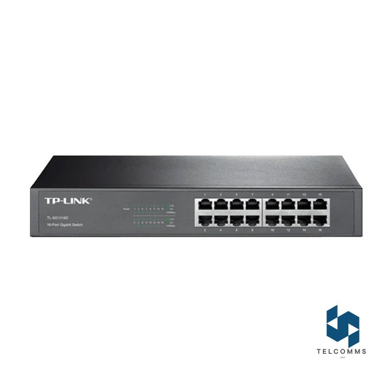 TP-LINK SG1016D Switch 16 Puertos