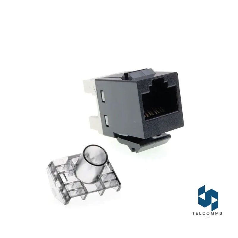 Jack Cat6 RJ45 SL Modular negro - commscope