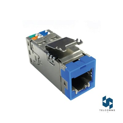 Jack Blindado Cat6A RJ45 SLX Azul  - commscope