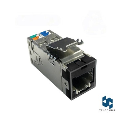 Jack Blindado Cat6A RJ45 SLX Negro  - commscope