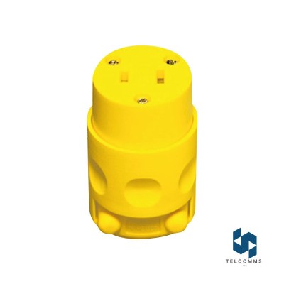 Enchufe 2 patas PVC - 115PV