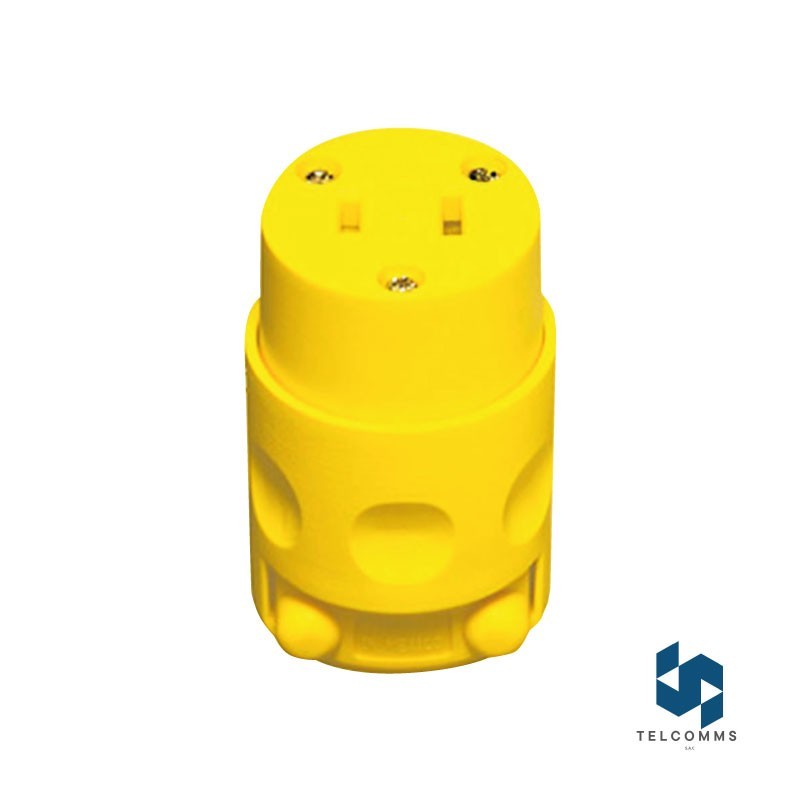 Enchufe 2 patas PVC - 115PV