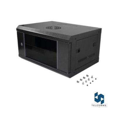 Gabinete de pared fijo de 6RU Alt. 37cm Ancho 60cm Prof. 45cm
