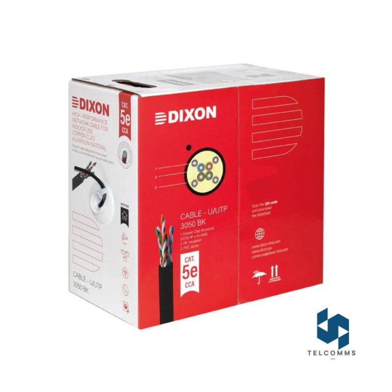 Cable UTP Cat. 5e Negro 3050BK