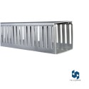 Canaleta Dexson Gris ranurada 100x100mm sin adhesivo